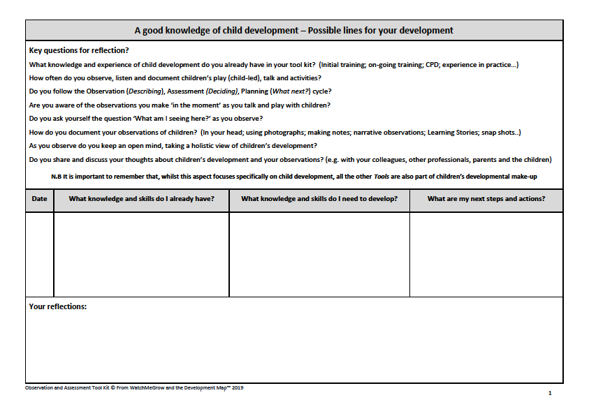 Full article: Reflection on the development of the tool kits of